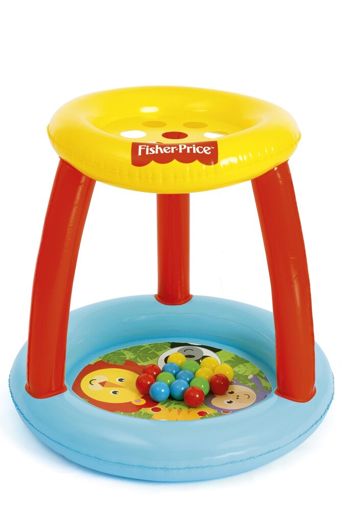 Täispuhutav mäng lastele Bestway Fisher-Price Animal Friends, mitmevärviline hind ja info | Täispuhutavad veemänguasjad ja ujumistarbed | kaup24.ee