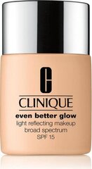 Clinique Naha heledamaks muutev meik SPF 15 Even Better Glow ( Light Reflecting Makeup SPF 15) 30 ml hind ja info | Jumestuskreemid, puudrid | kaup24.ee