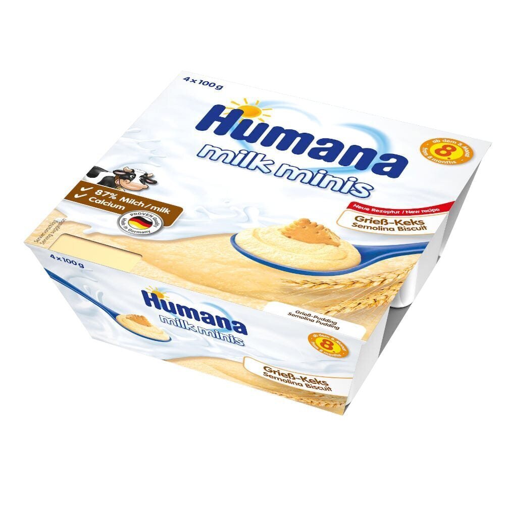 Biskviit manna magustoit Humana Milk Minis, 400 g hind ja info | Püreed | kaup24.ee