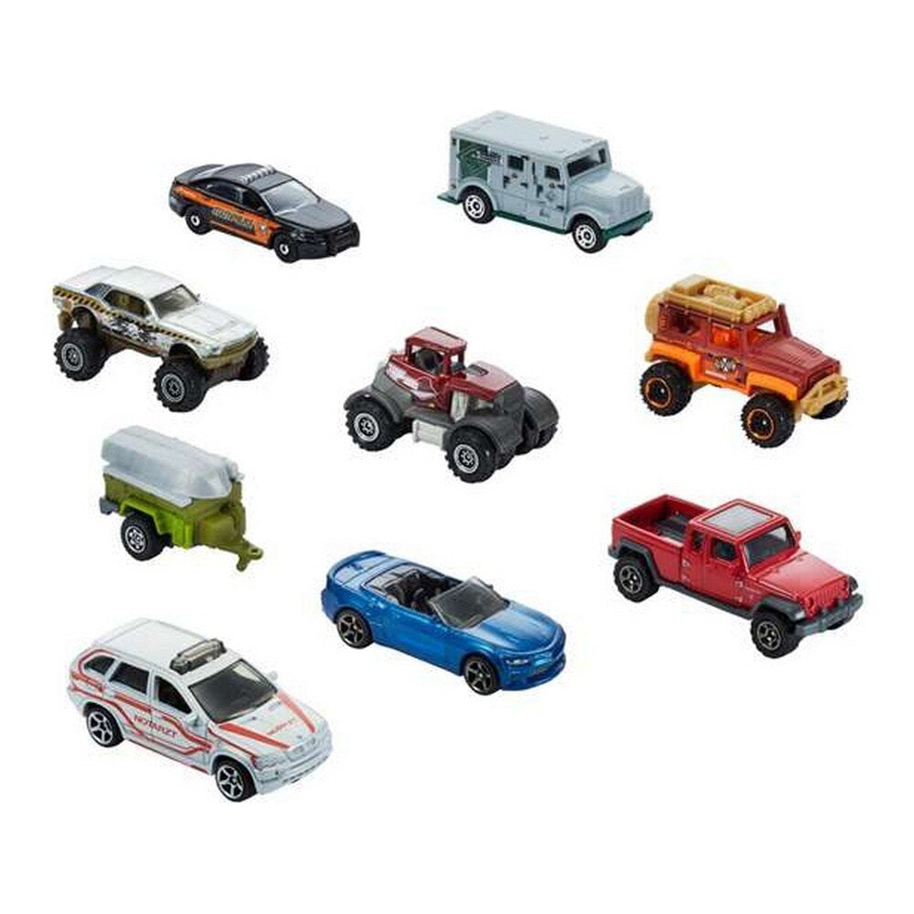 Üheksa auto komplekt Matchbox hind ja info | Poiste mänguasjad | kaup24.ee