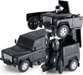 Rastar Land Rover Transformer Robot 1:14 - черный цена и информация | Игрушки для мальчиков | kaup24.ee