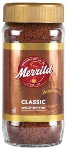 Merrild klassikaline lahustuv granuleeritud kohv, 200g цена и информация | Kohv, kakao | kaup24.ee