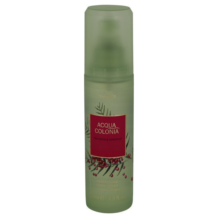 Värskendav kehasprei 4711 Acqua Colonia Pink Pepper & Grapefruit, 75 ml hind ja info | Lõhnastatud kosmeetika naistele | kaup24.ee