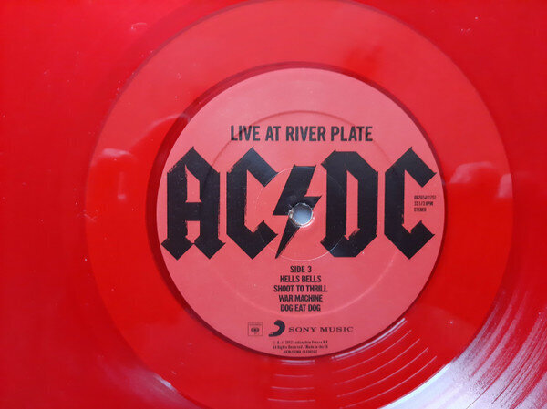 AC/DC - Live At River Plate, Red Transparent, 3LP, vinüülplaats, 12" vinyl record hind ja info | Vinüülplaadid, CD, DVD | kaup24.ee