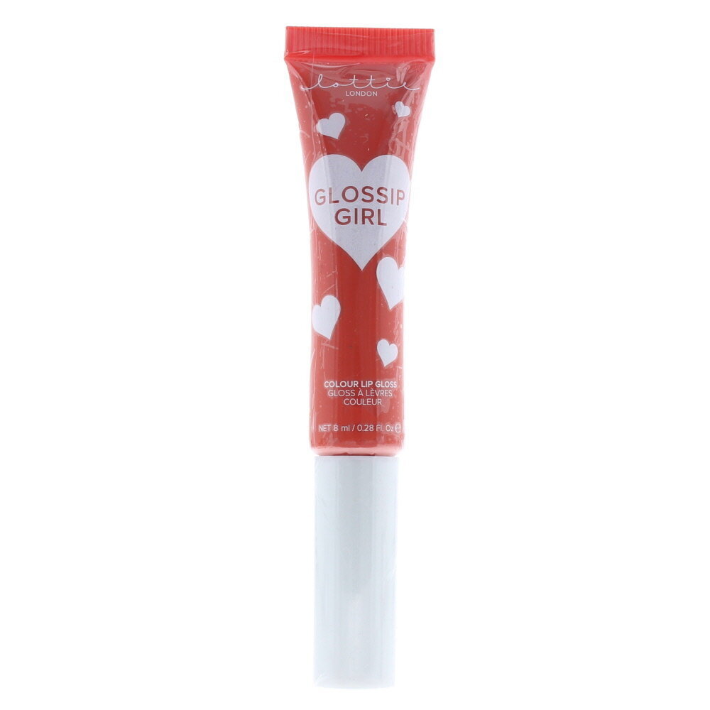 Kauapüsiv erkpunane huulevärv "Lottie Glossip Girl Colour Gloss Friyay", 8 ml hind ja info | Huulepulgad, -läiked, -palsamid, vaseliin | kaup24.ee