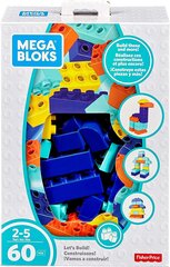 Ehitusklotsid Mega Block Fisher Price, 60 tk, 3+ цена и информация | Конструкторы и кубики | kaup24.ee