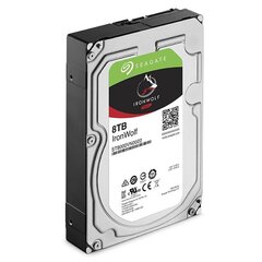HDD Seagate NAS IronWolf 8TB 3,5" ST8000VN004 цена и информация | Внутренние жёсткие диски (HDD, SSD, Hybrid) | kaup24.ee