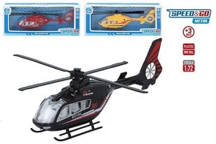 Игрушечный вертолет 1:72 металл цена и информация | Игрушки для мальчиков | kaup24.ee