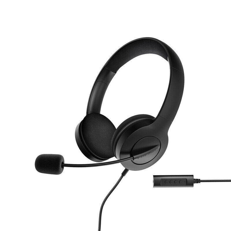 Energy Sistem Headset Office 3 Black hind ja info | Kõrvaklapid | kaup24.ee