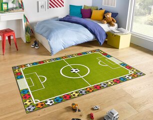 Hanse Home laste vaip Football Stadium, roheline, 160x230 cm hind ja info | Vaibad | kaup24.ee