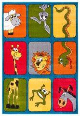 Детский ковер Hanse Home Zoo Buddies, синий, 160x230 см цена и информация | Ковры | kaup24.ee