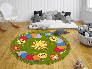 Детский коврик Hanse Home Joyful Beetle, зеленый, 133 см цена и информация | Ковры | kaup24.ee