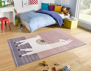 Детский ковер Hanse Home Alpaca Dolly, серо-розовый, 160x230 см цена и информация | Ковры | kaup24.ee