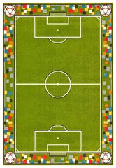 Детский ковер Hanse Home Soccer Pitch, зеленый, 80x150 см цена и информация | Ковры | kaup24.ee