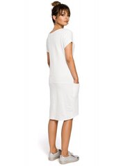 Kleit naistele Be B050, valge hind ja info | Kleidid | kaup24.ee