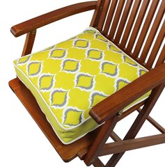 Подушка для стула Floriane Garden YM1191, желтая цена и информация | Подушки, наволочки, чехлы | kaup24.ee