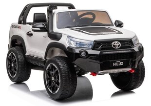 Lastele elektriauto Toyota Hilux, valge hind ja info | Laste elektriautod | kaup24.ee