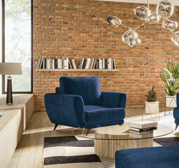 Кресло NORE Megis, темно-синее цена и информация | Кресла в гостиную | kaup24.ee