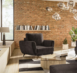 Кресло NORE Megis, темно-коричневое цена и информация | Кресла в гостиную | kaup24.ee