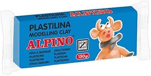 Plastiliin Alpino, 150g, sinine hind ja info | Kunstitarbed, voolimise tarvikud | kaup24.ee
