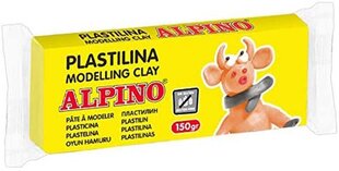 Plastiliin Alpino, 150g, helekollane hind ja info | Kunstitarbed, voolimise tarvikud | kaup24.ee