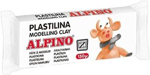 Plastiliin Alpino, 150g, valge цена и информация | Принадлежности для рисования, лепки | kaup24.ee