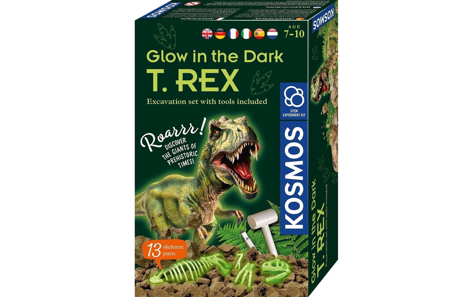 Loominguline komplekt Glow in the dark T.Rex, 7+ a hind ja info | Arendavad mänguasjad | kaup24.ee