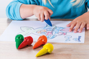 Восковые мелки Pelikan Mouse, 6 цветов цена и информация | Принадлежности для рисования, лепки | kaup24.ee