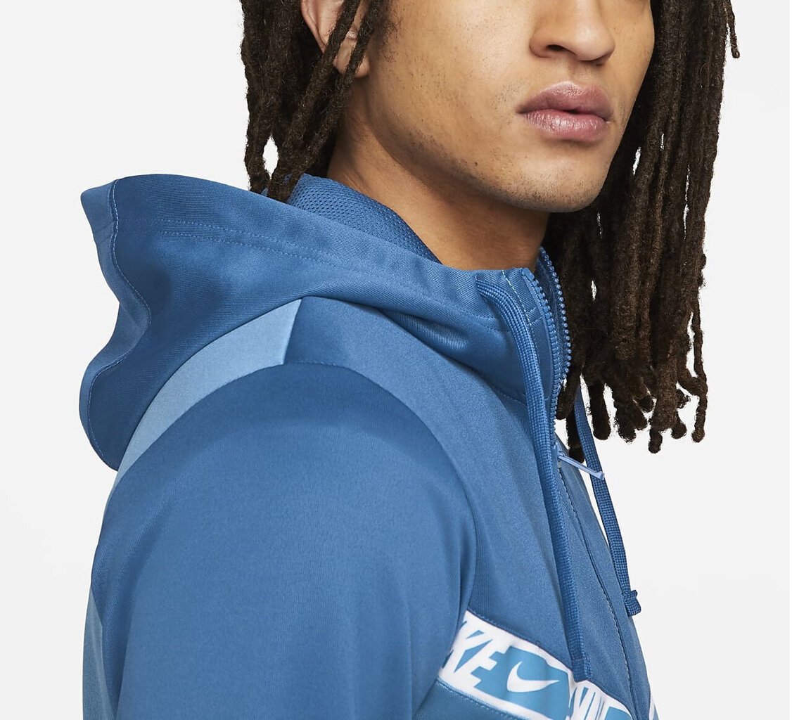 Nike Džemprid Nsw Repeat Pk Fz Hoodie Blue DM4672 407 DM4672 407/S цена и информация | Meeste pusad | kaup24.ee