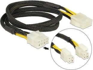 Delock 83653 Extension Cable Power 8 pin EPS male 44 cm hind ja info | Kaablid ja juhtmed | kaup24.ee