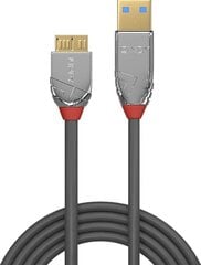 CABLE USB3.2 A TO MICRO-B 0.5M/CROMO 36656 LINDY цена и информация | Кабели для телефонов | kaup24.ee