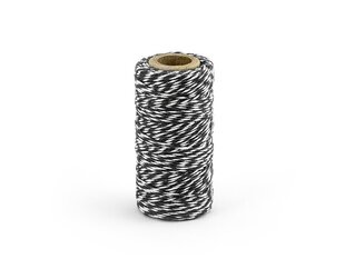 Верёвка "Twine", чёрная (50 м) цена и информация | Подарочные упаковки | kaup24.ee