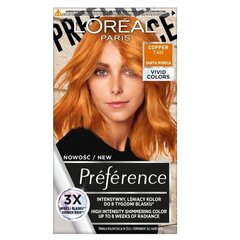 Стойкая краска для волос L'Oréal Paris Preference Vivid Colors, 7.432 Copper цена и информация | Краска для волос | kaup24.ee