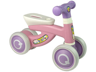 Детский беговел Riff Cross-Country с 12'' EVA колесами до 35 кг, розовый / белый цена и информация | Балансировочные велосипеды | kaup24.ee