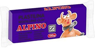 Plastiliin Alpino, 150g, helelilla hind ja info | Kunstitarbed, voolimise tarvikud | kaup24.ee