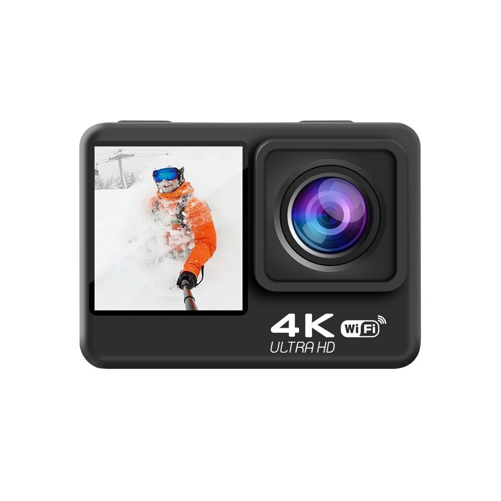 Kahe ekraaniga seikluskaamera Go Sport hind ja info | Seikluskaamerad | kaup24.ee
