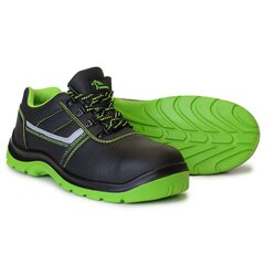 Кожаные рабочие ботинки на зеленой подошве S3 цена и информация | Рабочая обувь 38 | kaup24.ee