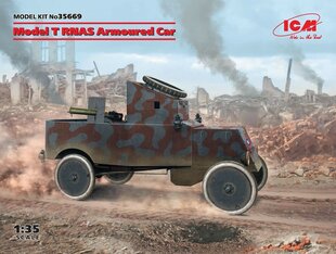 Kokkupandav mudel ICM 35669 Model T RNAS Armoured Car 1/35 hind ja info | Liimitavad mudelid | kaup24.ee