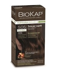 Biokap Nutricolor Delicato Rapid 5.05 / helepruun kastan / kiir-püsivärv hind ja info | Juuksevärvid | kaup24.ee