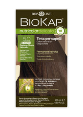 Biokap Nutricolor Delicato Rapid 5.0 / hele kastan / kiir-püsivärv цена и информация | Краска для волос | kaup24.ee