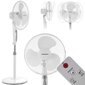 Ventilaator kaugjuhtimispuldi ja taimeriga, valge/hall hind ja info | Ventilaatorid | kaup24.ee