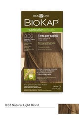 Biokap Nutricolor Delicato 8.03 / naturaalne heleblond, püsivärv цена и информация | Краска для волос | kaup24.ee