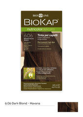 Biokap Nutricolor Delicato 6.06 / Havanna tumeblond / püsivärv цена и информация | Краска для волос | kaup24.ee