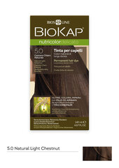 Краска для волос Biokap Nutricolor Delicato 5.0 / natural light chestnut цена и информация | Краска для волос | kaup24.ee