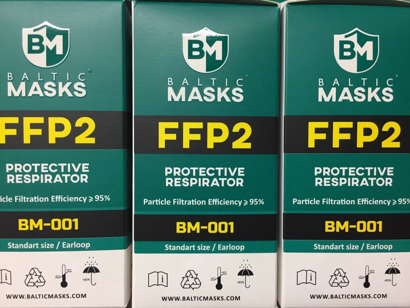 Respiraator FFP2 Baltic Masks-001 (30 tk.) hind ja info | Esmaabi | kaup24.ee