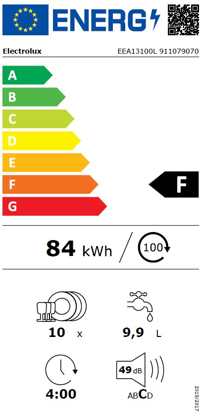 Electrolux EEA13100L hind ja info | Nõudepesumasinad | kaup24.ee