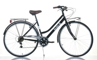 Linnaratas Trekking Donna 28", must цена и информация | Велосипеды | kaup24.ee
