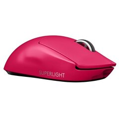Juhtmeta hiir Logitech G Pro X Superlight, roosa цена и информация | Мыши | kaup24.ee
