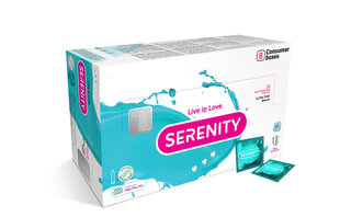 Презервативы Serenity Ultra Thin Naturel Ультратонкие. 80 шт. в упаковке. цена и информация | Презервативы | kaup24.ee