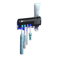 Дозатор зубной пасты с держателем зубной щетки УФ-излучения цена и информация | Аксессуары для ванной комнаты | kaup24.ee